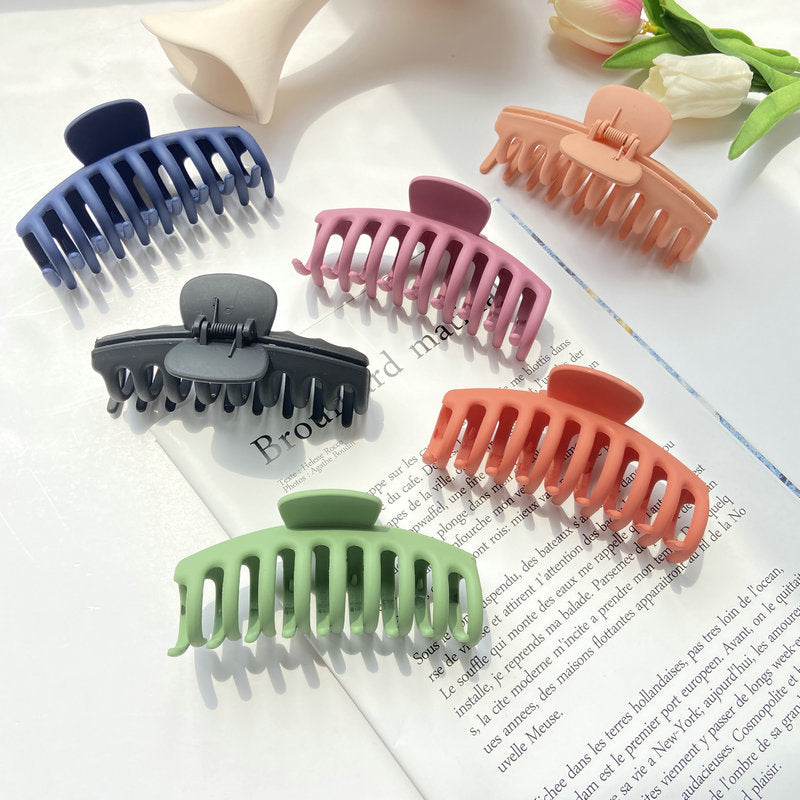 Pinzas Para El Cabello De Plástico De Color Mate al por mayor